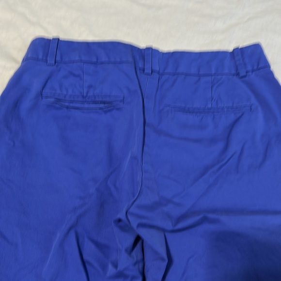 J. CREW Blue Cafe Capri Cotton Pants Size 4 - Picture 5 of 5